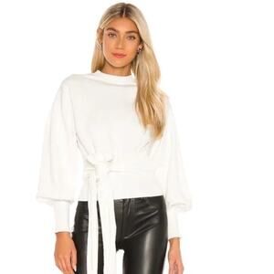 REVOLVE | MISHA | Zarina Knit Top in Ivory M395